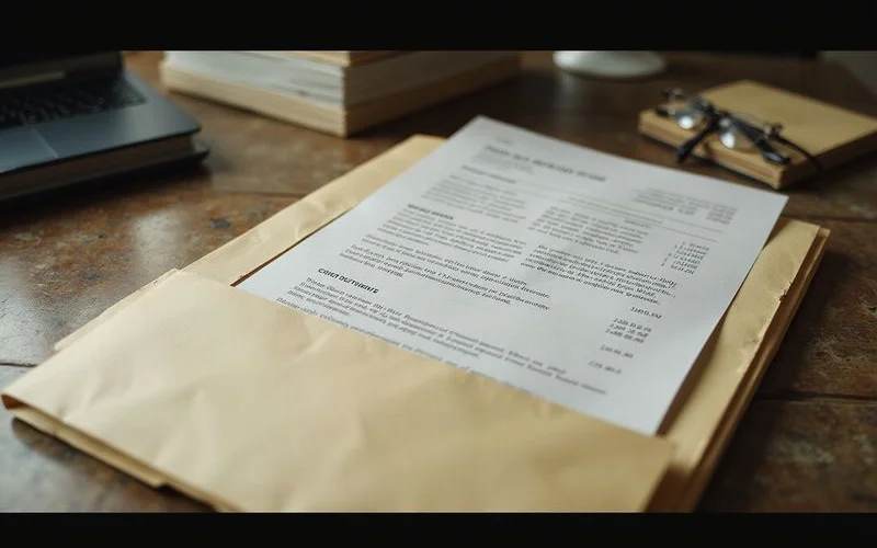 Organized folder of relocation documents