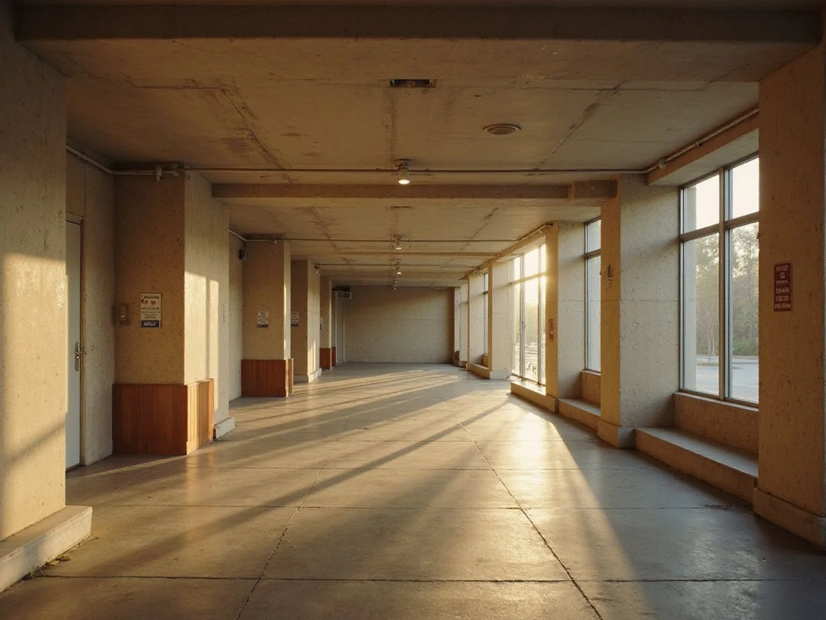 Controlled-access parking garage beneath a Dallas high rise