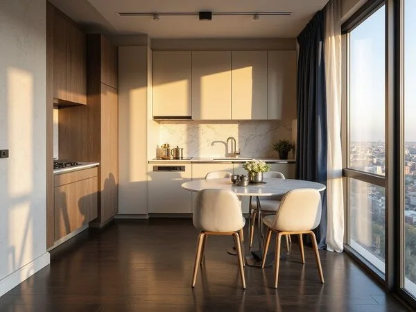 Studio apartment in a renovated Dallas high rise